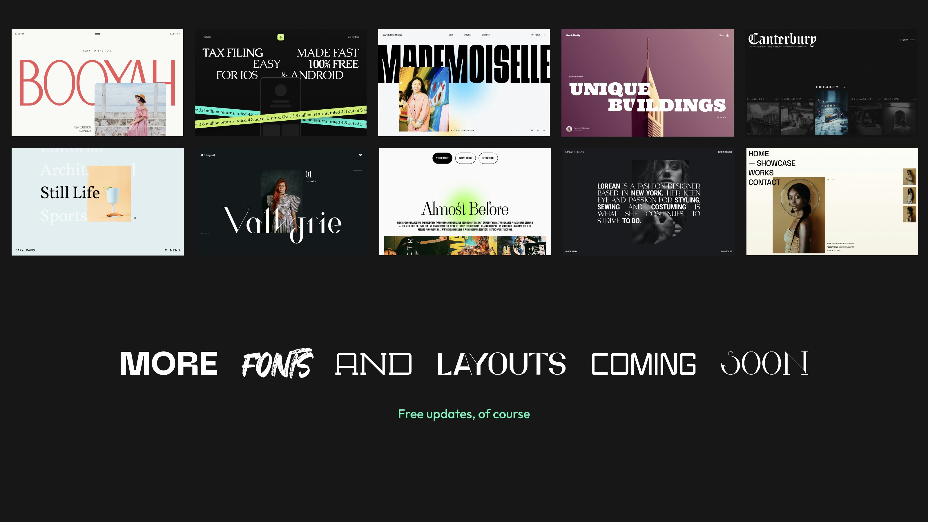 Fonts & Layouts gallery image