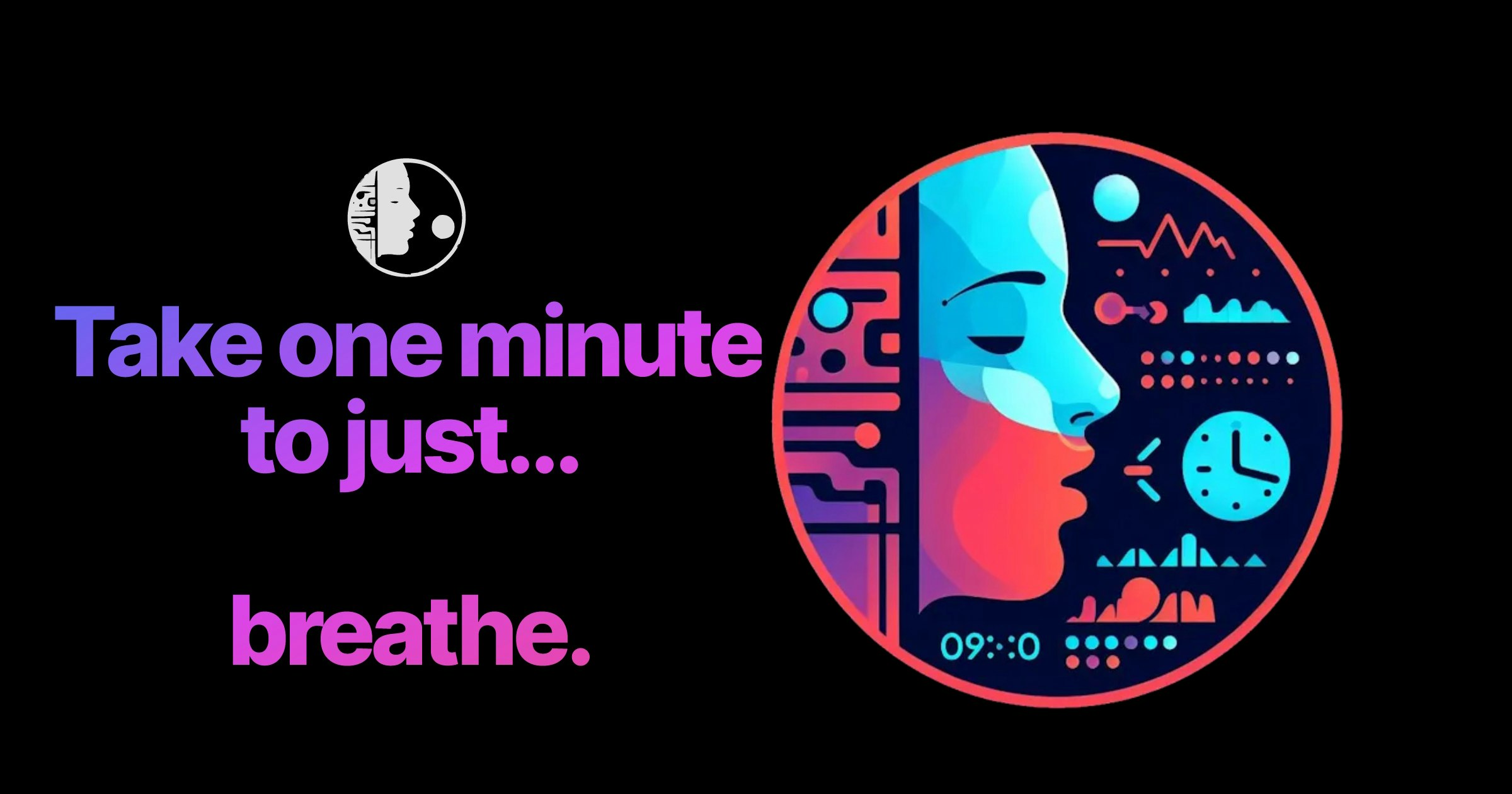 One Minute to Breathe - Main screenshot showing features and interface