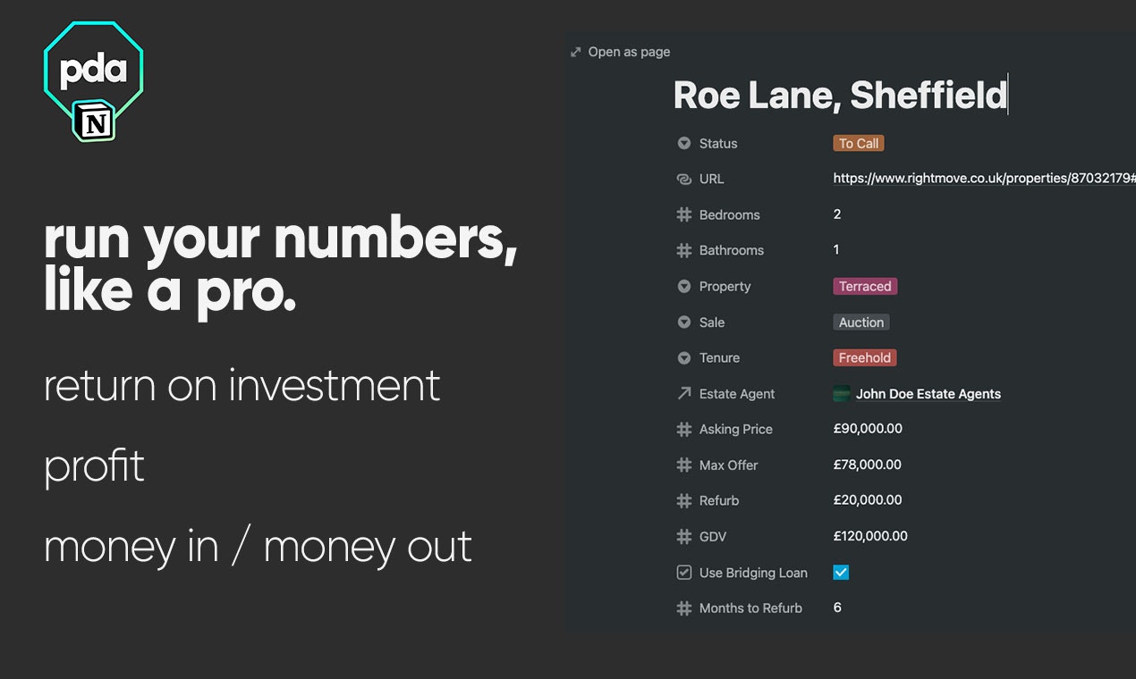 Property Deal Analyser gallery image