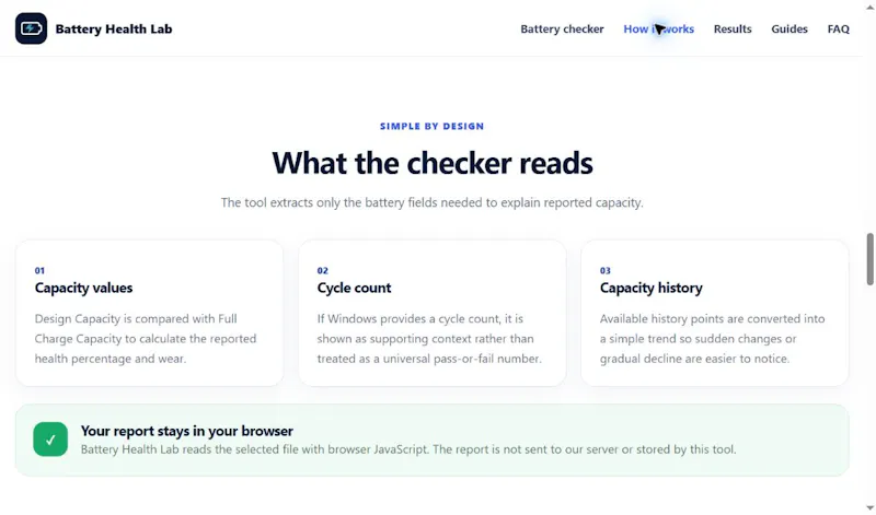 Battery Health Lab screenshot 3