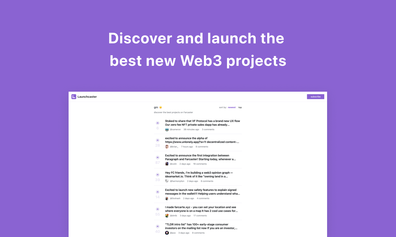 وسائط LaunchCaster 1