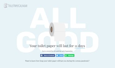 Toilet Paper Calendar gallery image