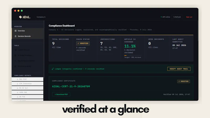 AIDAL screenshot 2