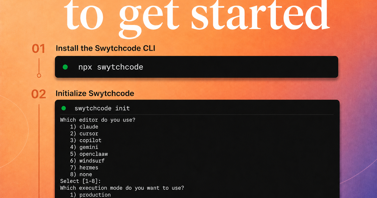 Swytchcode CLI