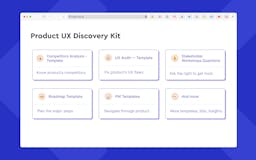 Product UX Discovery Kit media 3