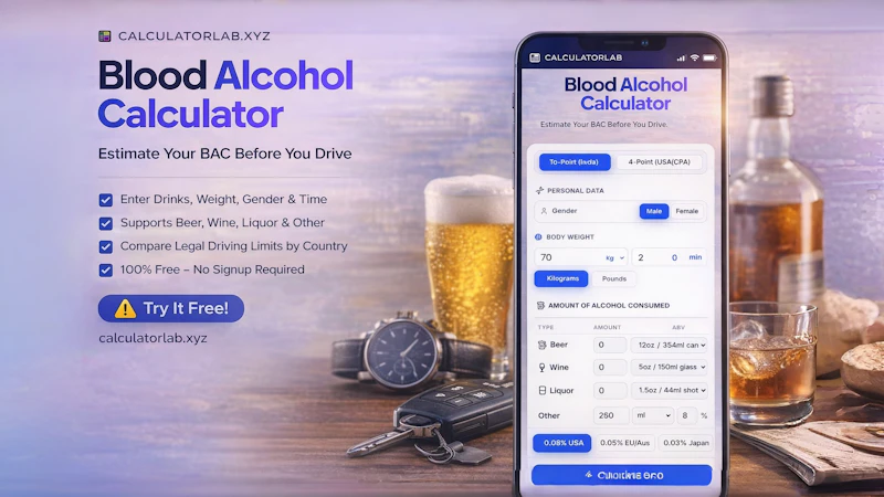 Blood Alcohol Calculator (BAC Tool) screenshot 1