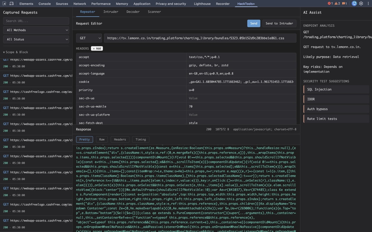 HackTools++ - Screenshot 2 showing product features and functionality