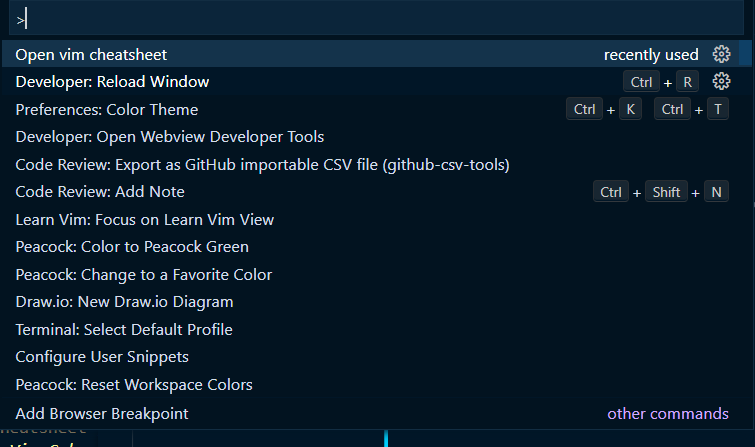 Vim Cheatsheet media 3
