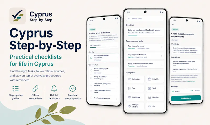 Cyprus Step-by-Step screenshot 1