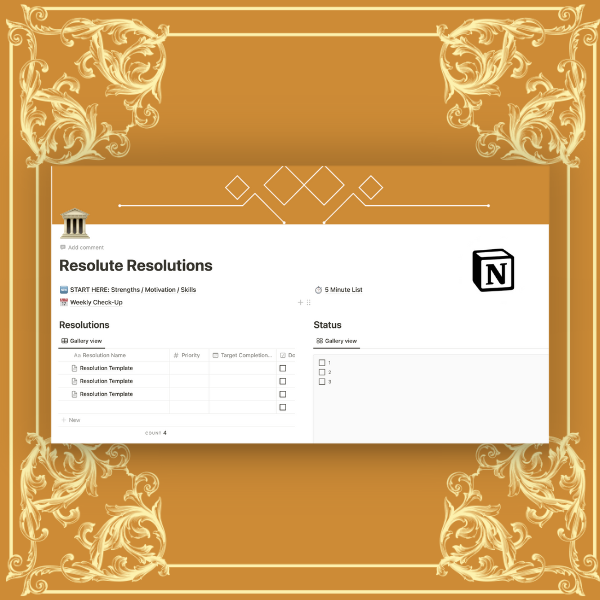 Resoluciones resueltas: simplemente objetivos inteligentes