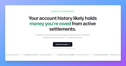 FoundMoney — Find Money You're Owed gallery image