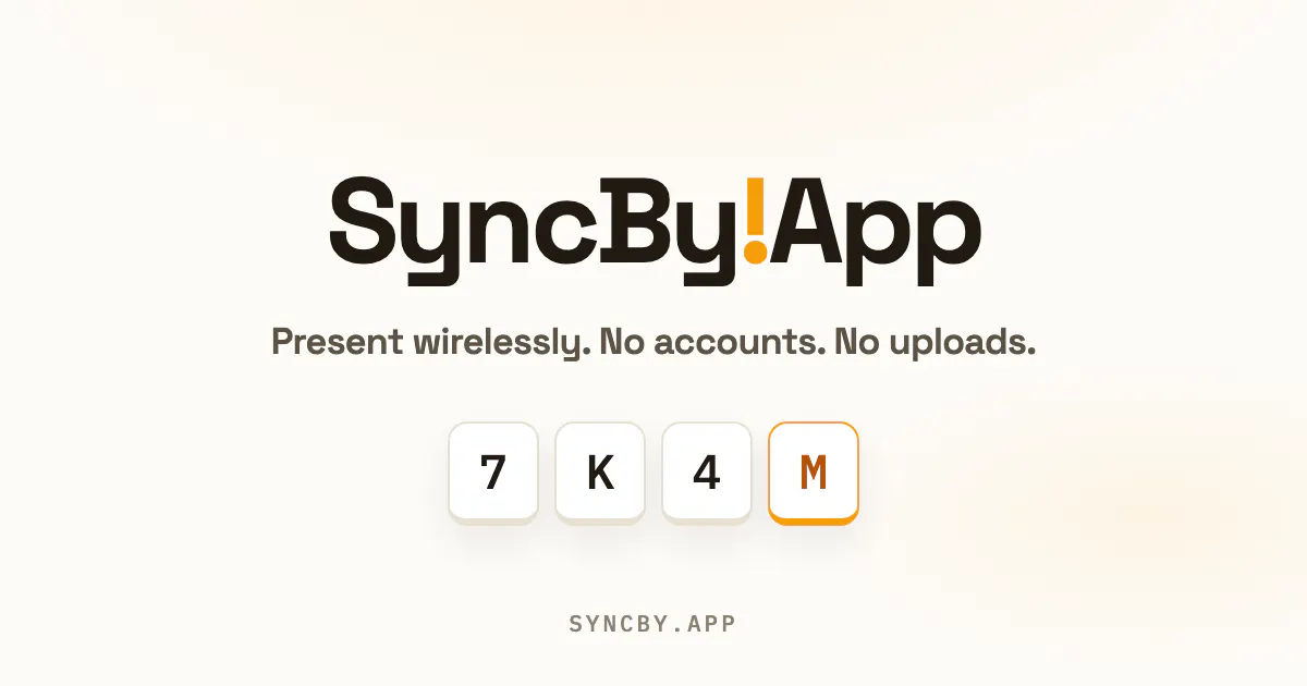 SyncBy!App — Present wirelessly! gallery image