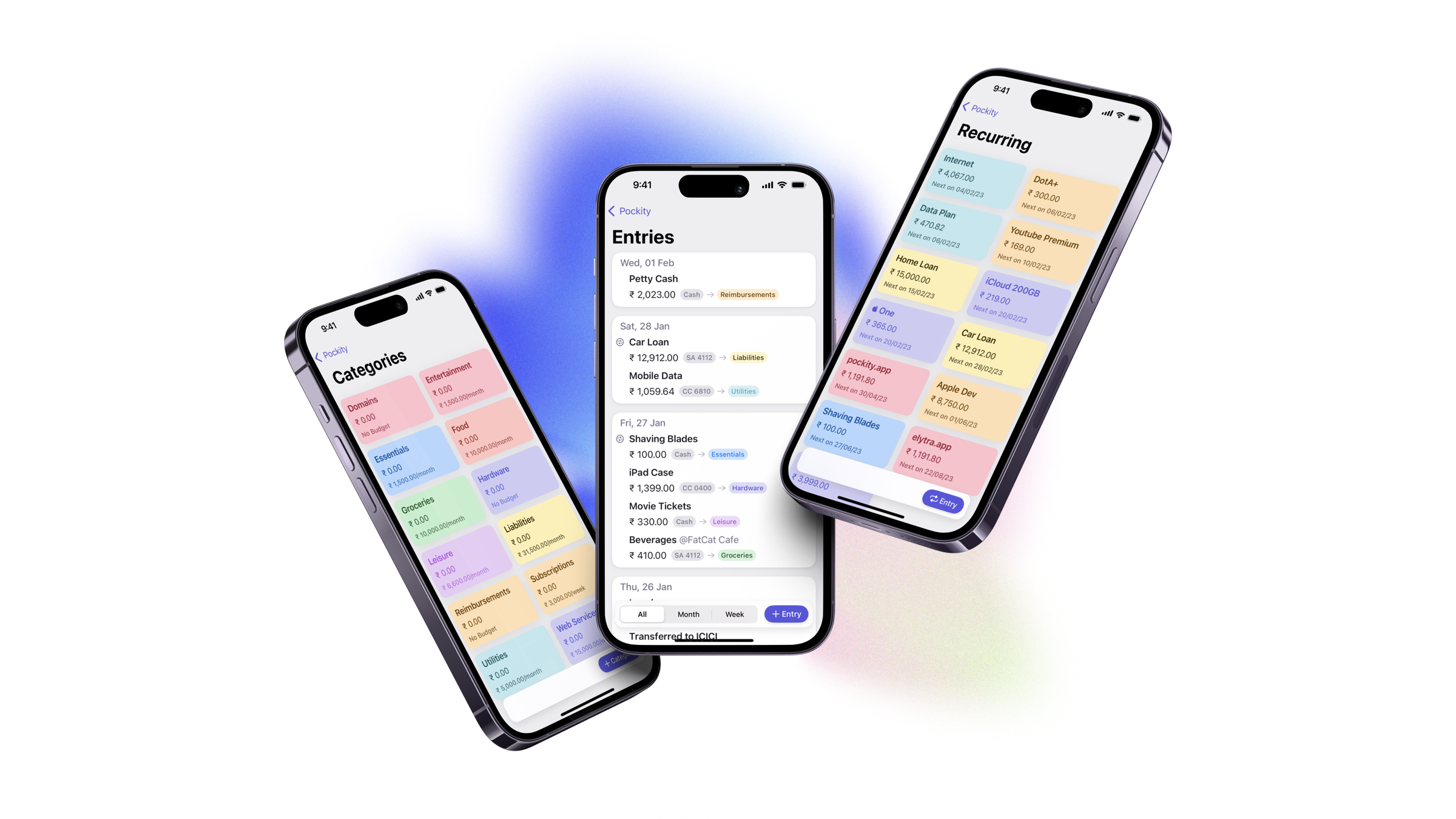 Pockity - iOS & iPados의 개인 예산 및 비용 추적 미디어 1