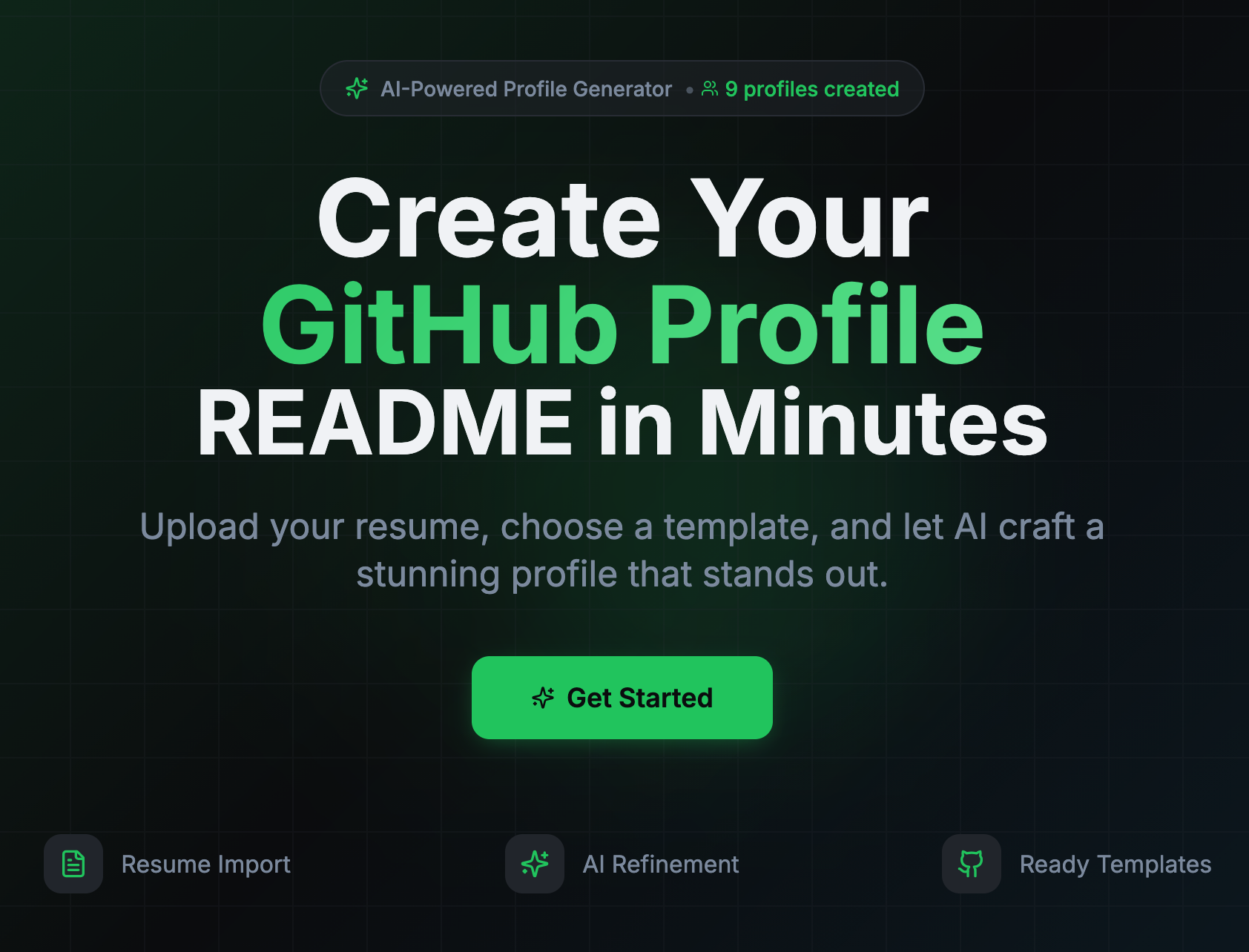 GitHub Profile Generator logo