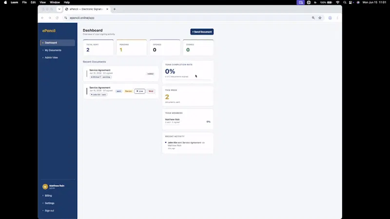 ePencil screenshot 1 (video preview)
