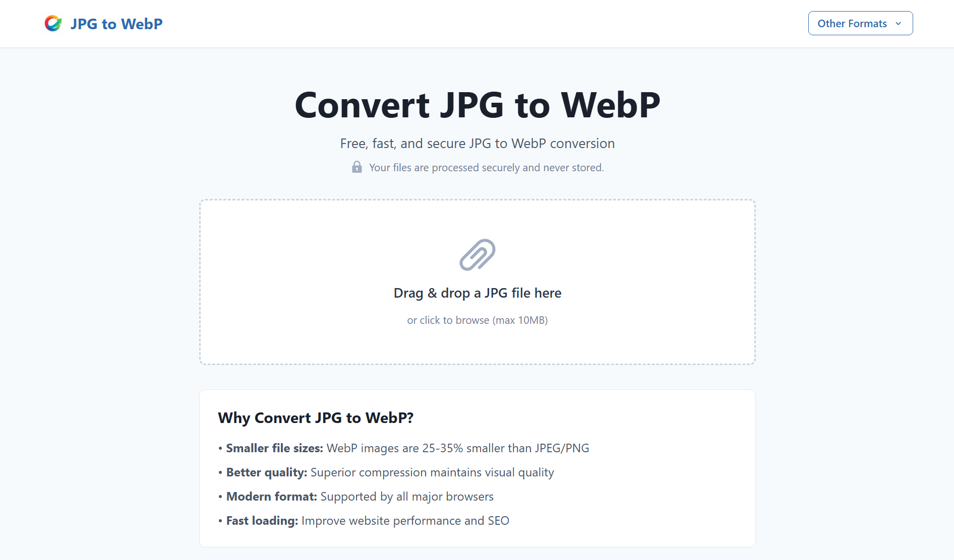 JPG to WebP Converter gallery image