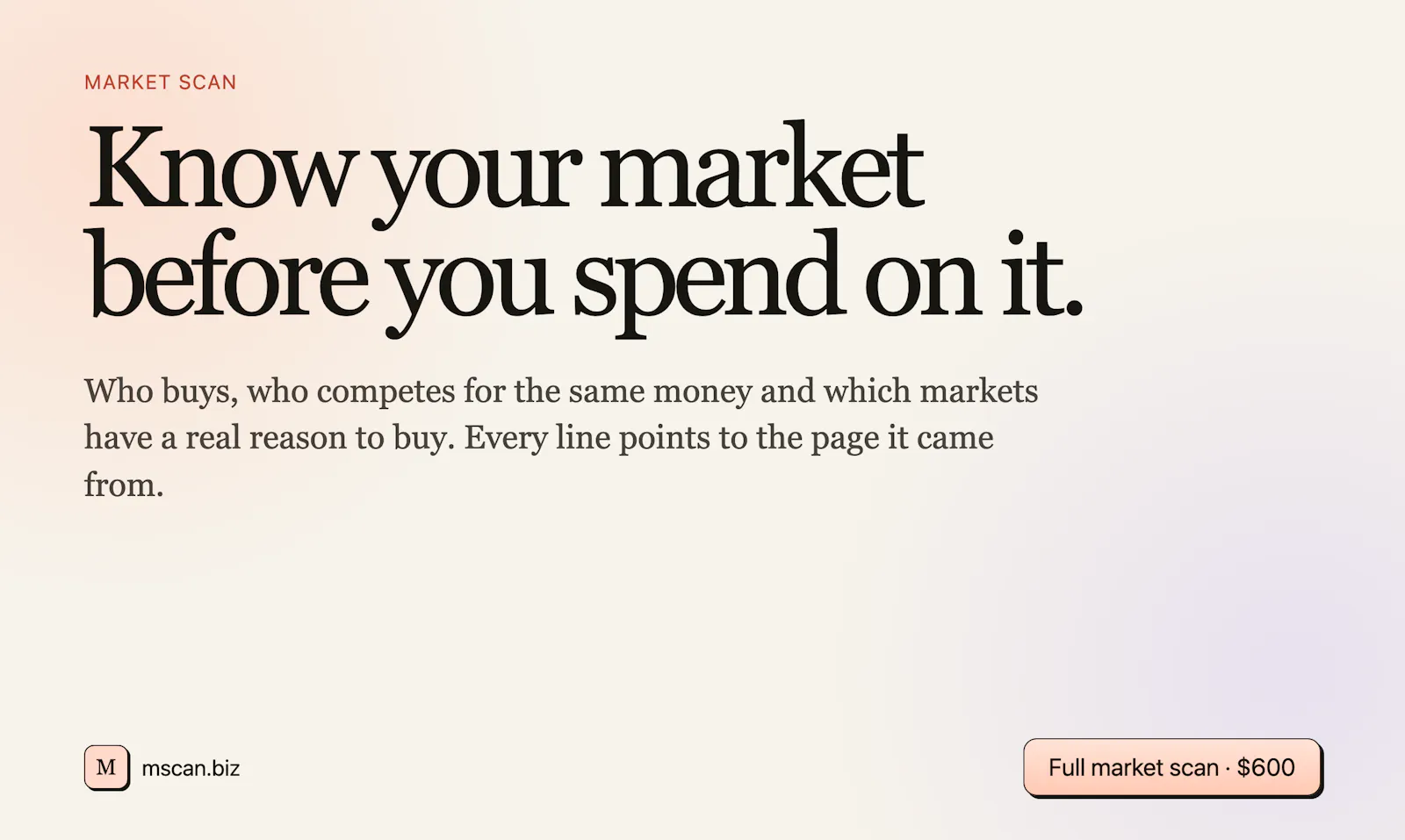 Market Scan screenshot 1