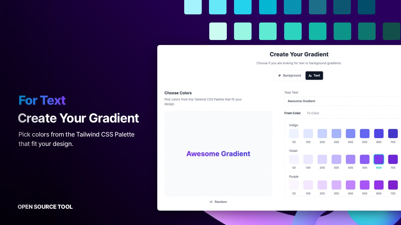 Generatore di gradiente CSS di coda media 4