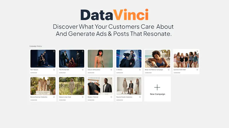 DataVinci ‑ Insights to Ads screenshot 2