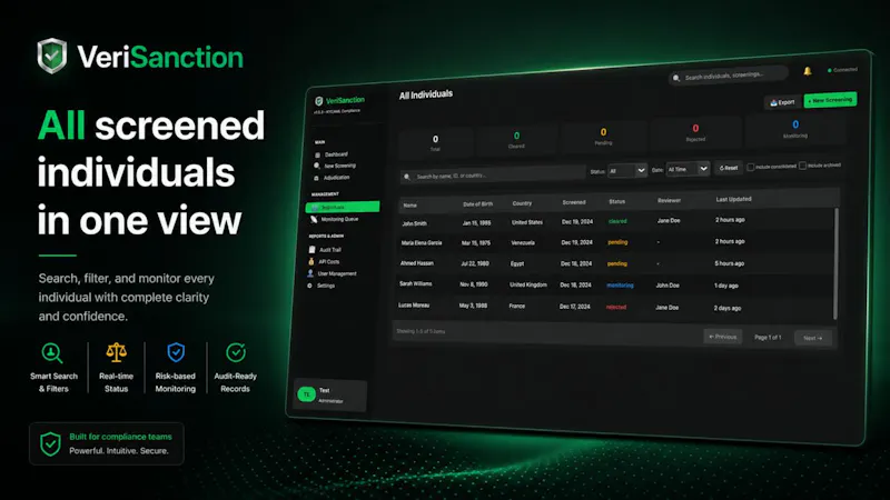 VeriSanction screenshot 5