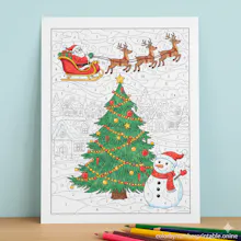 Free Printable Color-by-Number Pages gallery image