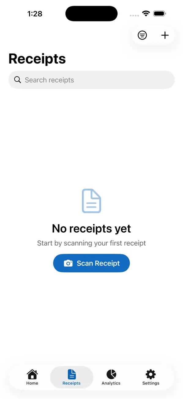 Receipt Keeper screenshot