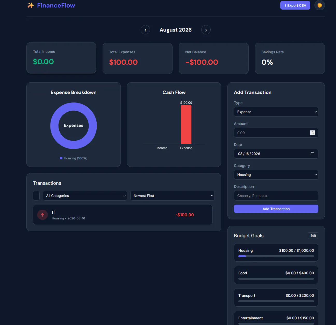 FinanceFlow gallery image