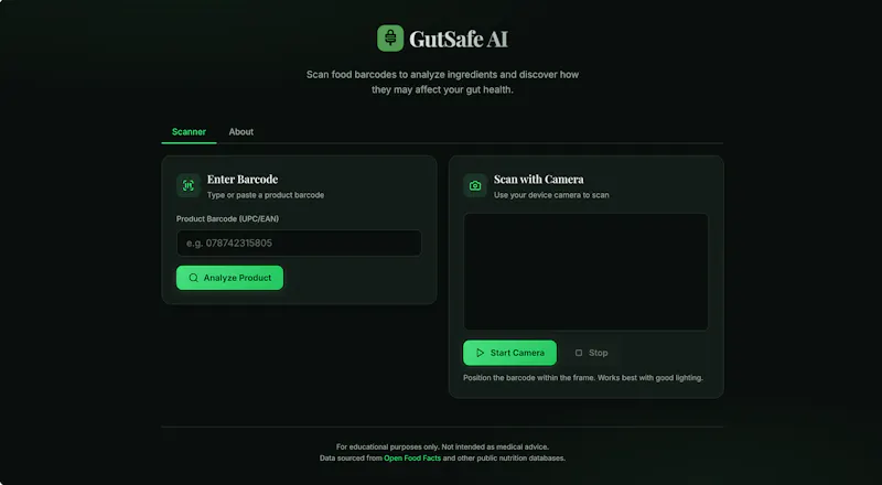 Gutsafe AI screenshot 2
