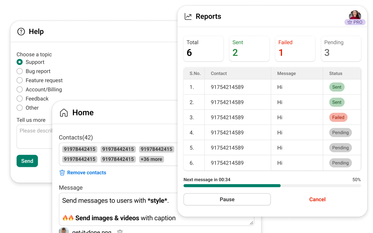 Media WASendBulk - Giver your WhatsApp marketing winggs... 4