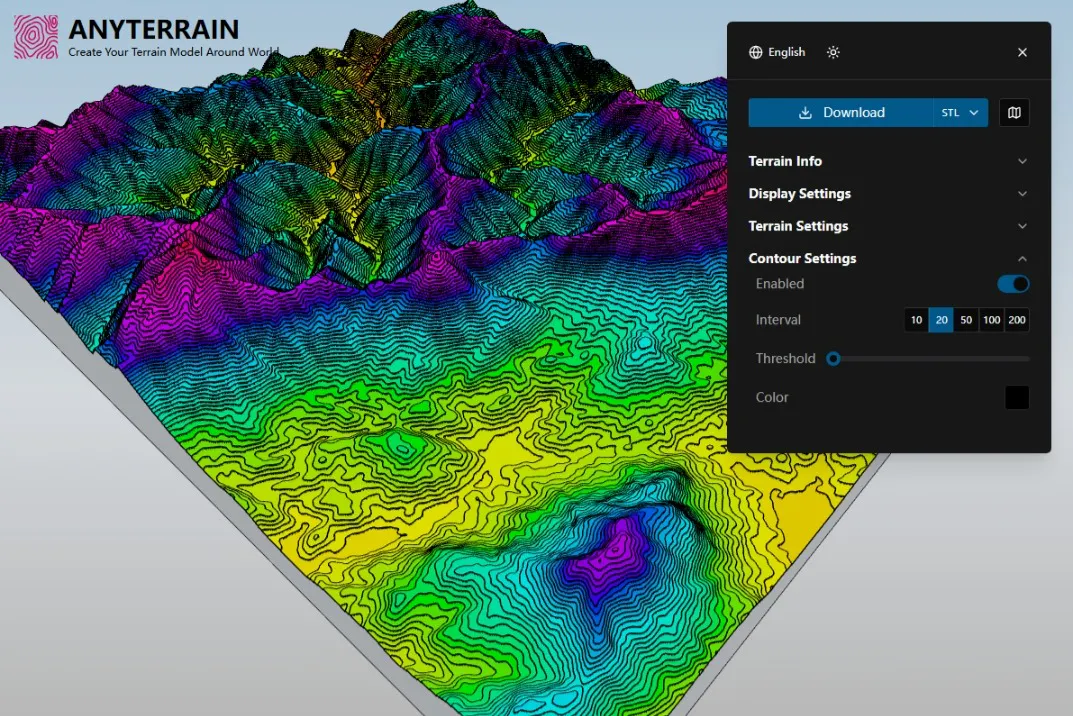 AnyTerrain · RealWorld 3D Terain Creator gallery image