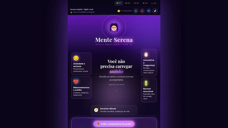 Mente Serena screenshot 1