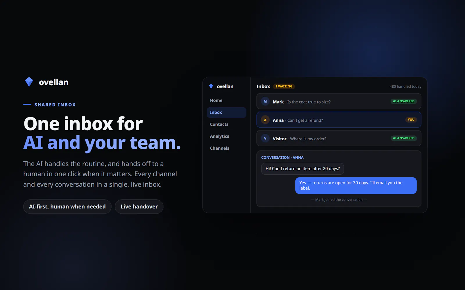 AI Customer Service agent | ovellan  screenshot 5
