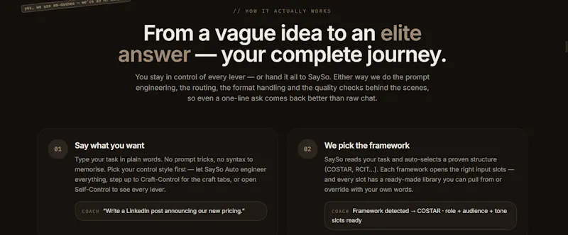 SaySo - OS screenshot 3