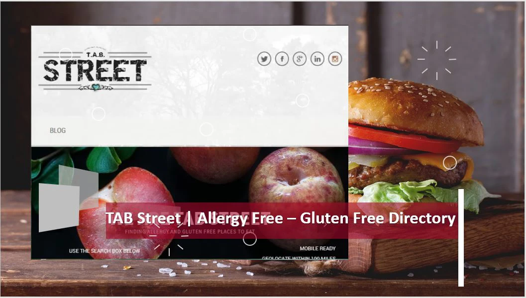 TAB Street - Allergy Free - Gluten Free cover