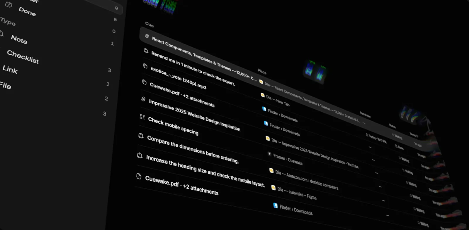 Cuewake for Mac screenshot 3