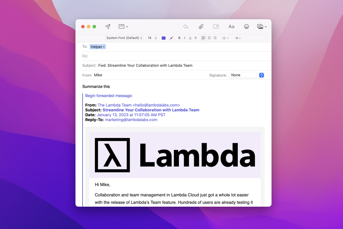 helper.email - Chiedi a GPT di scrivere le tue e -mail media 1