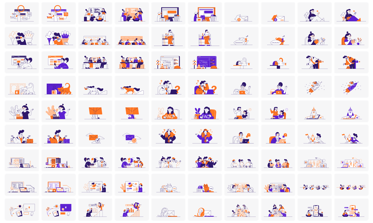 Whoooa! 156 illustrations gallery image