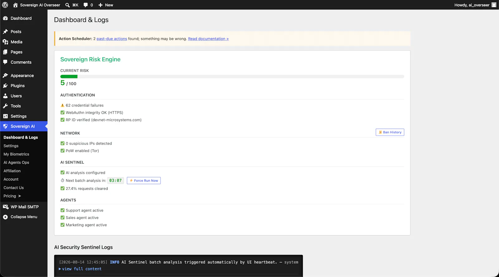 Sovereign AI Overseer screenshot 4