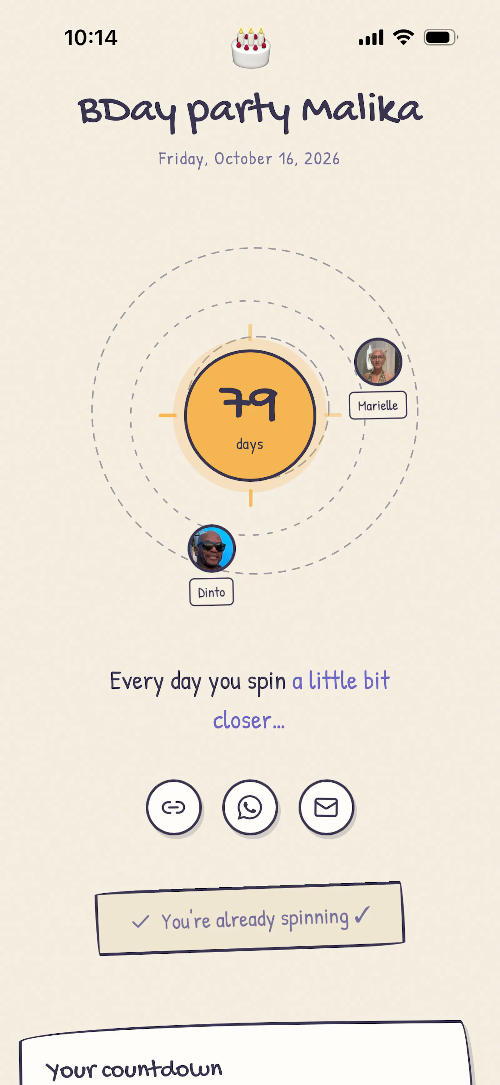 MyCountDownPage screenshot 10