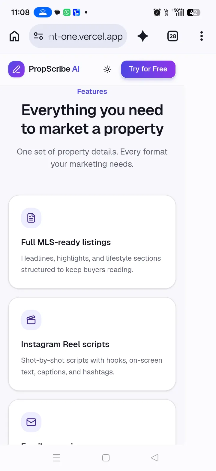 PropScribe AI 1.0 Launch  gallery image