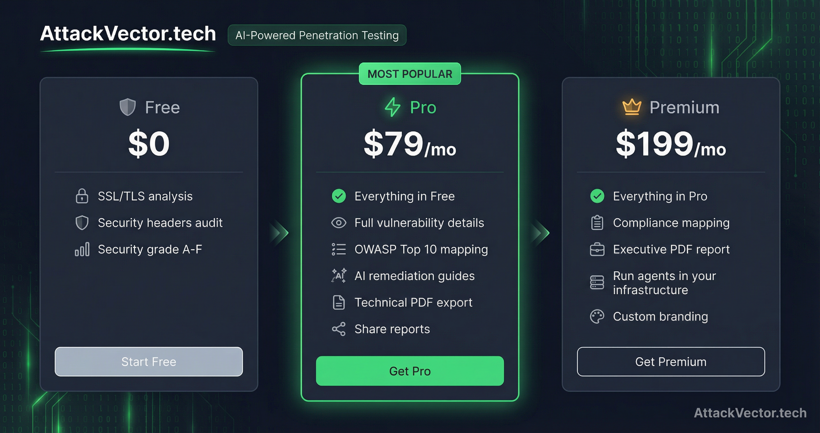 AttackVector.tech - Screenshot 4 showing product features and functionality