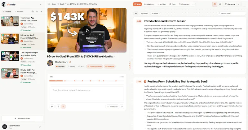 Vunote screenshot 1