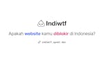 Indiwtf API image