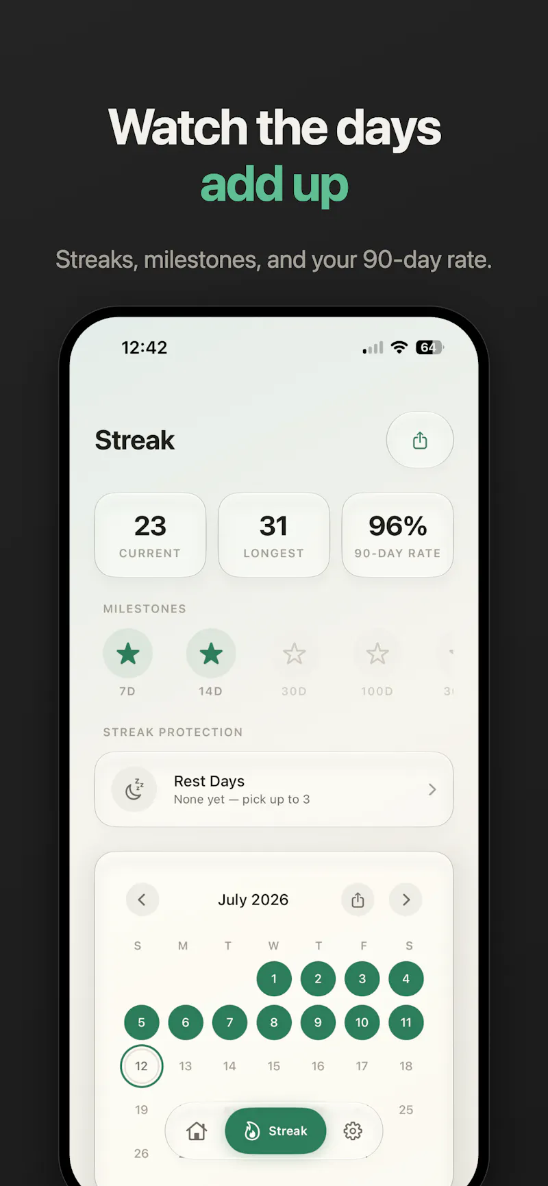 2Km: Walk 2km a Day screenshot 2