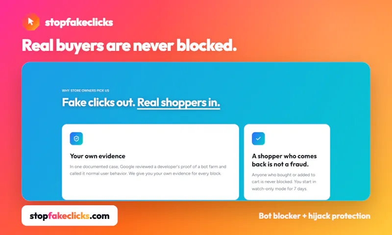 stopfakeclicks screenshot 6