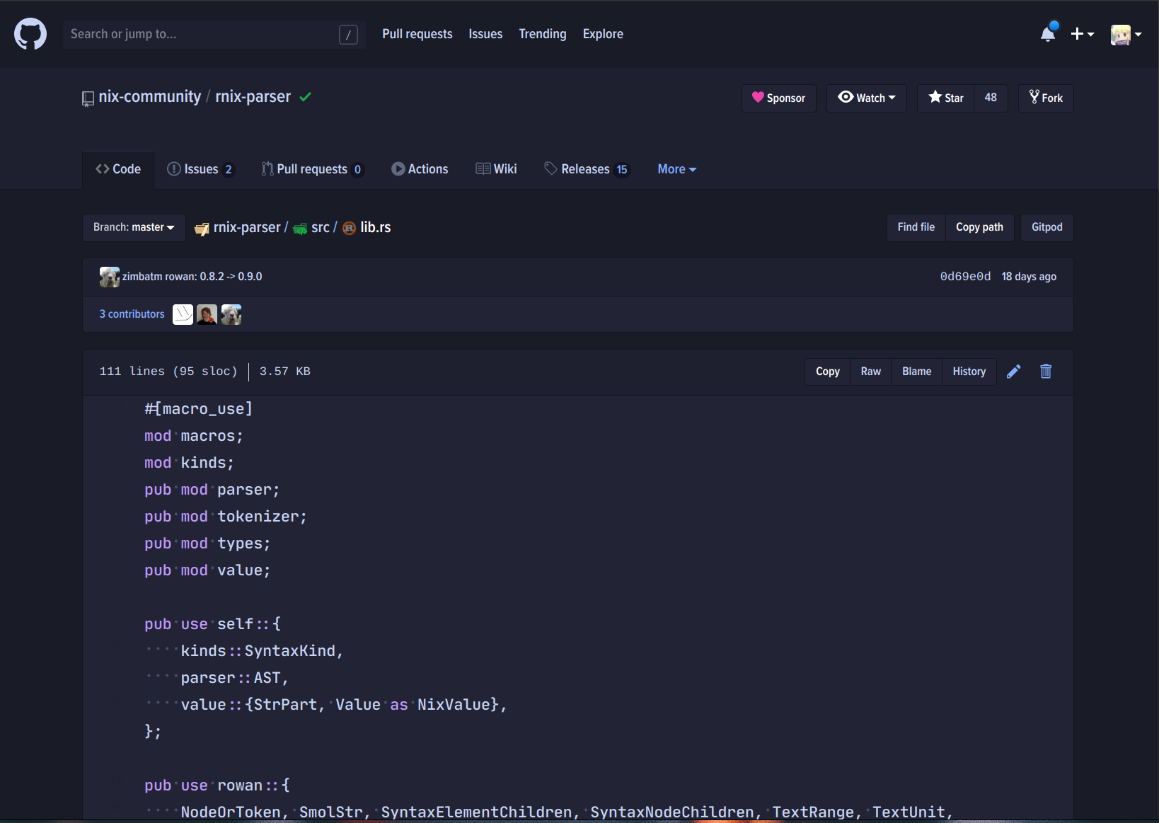 GitHub Moonlight gallery image
