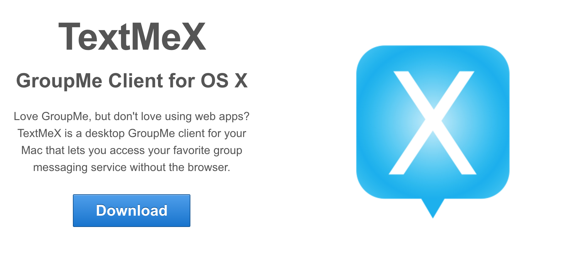 TextMeX - GroupMe Client for OS X
