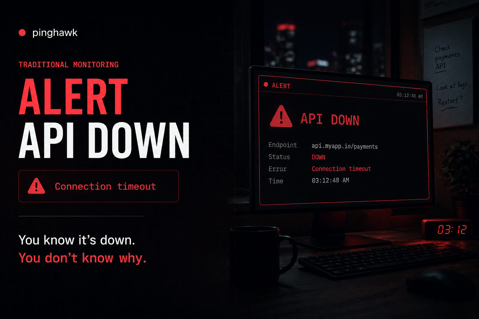 Pinghawk — Know Why APIs Break gallery image