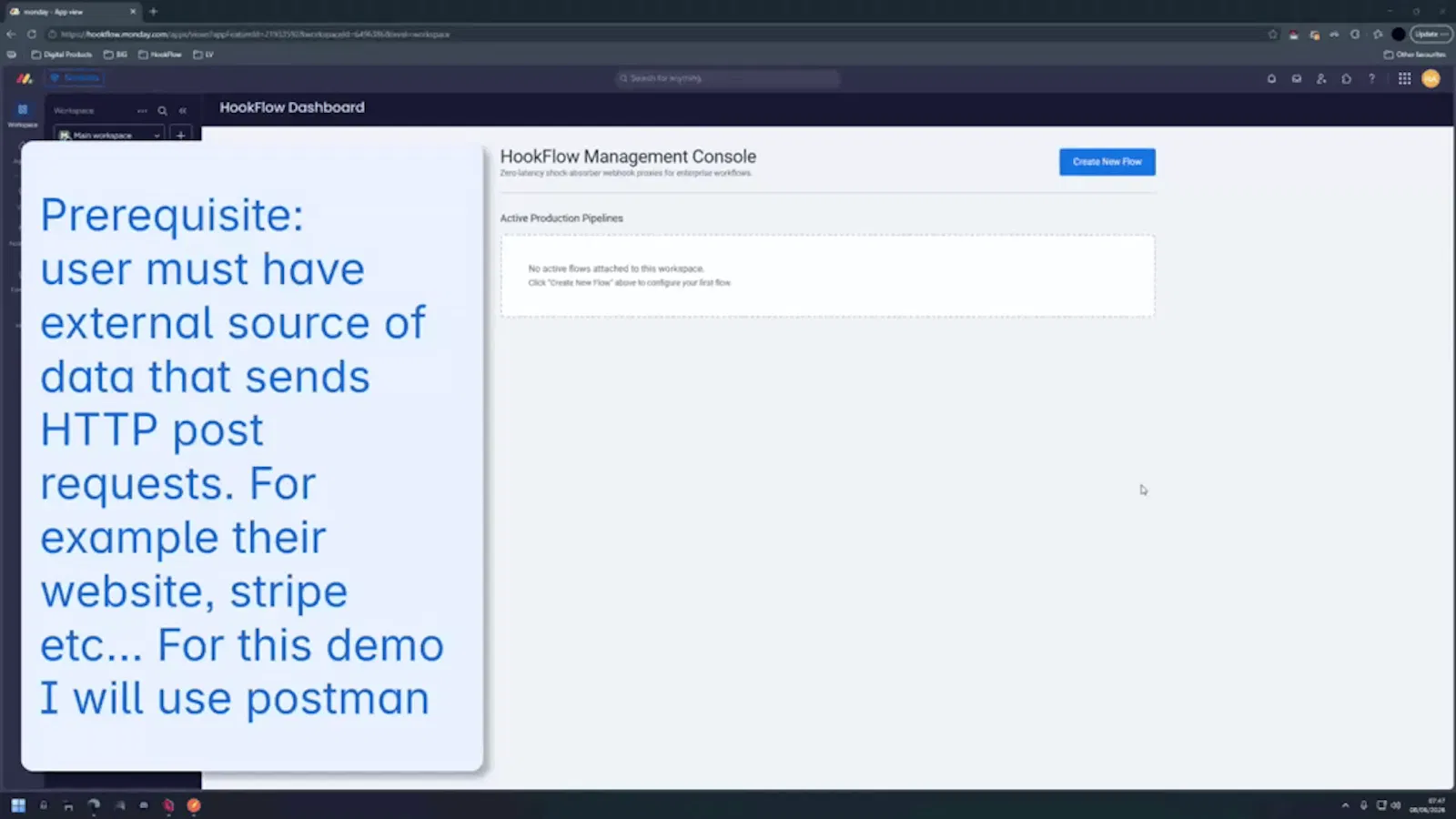 HookFlow screenshot 1 (video preview)