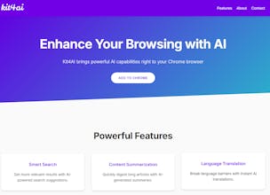 AI toolset's Chrome Extension gallery image